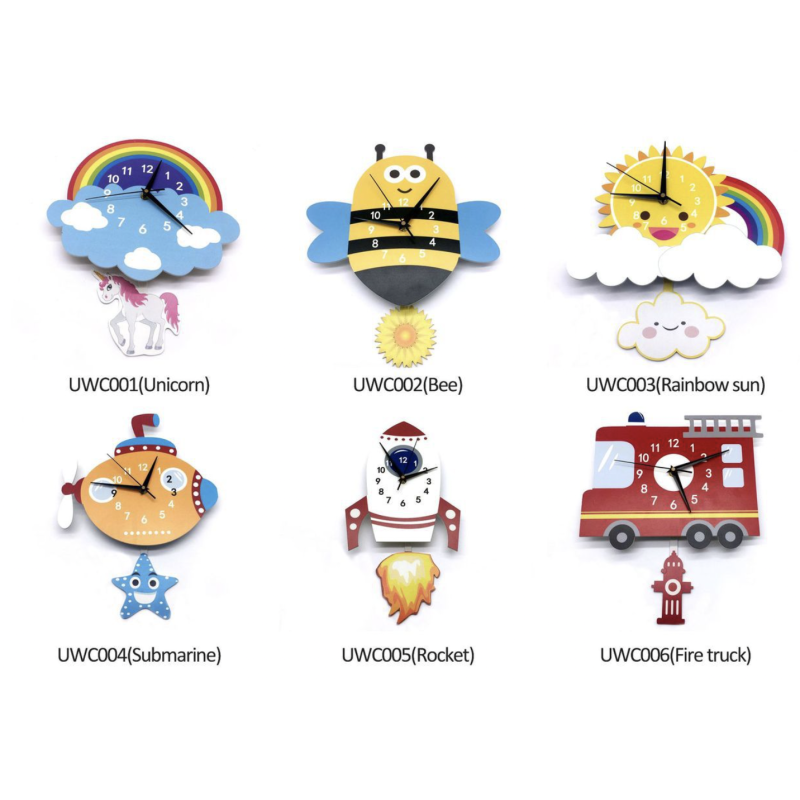 Children Clock Manufacturer - Rocket Themed