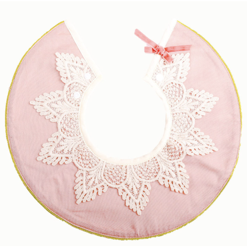 Infant Bib Supplier - Lace Princess Print