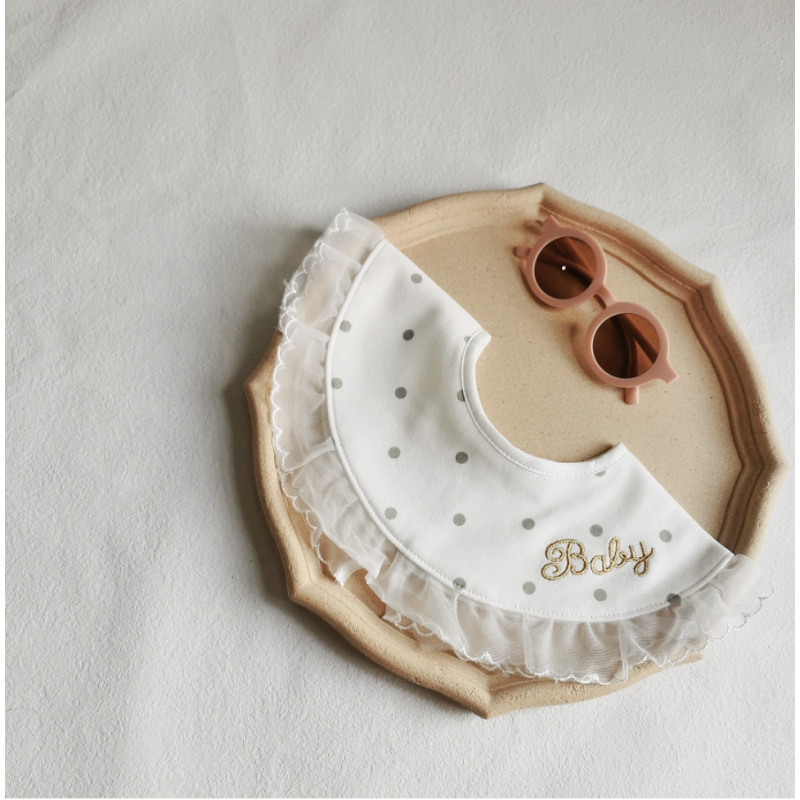 Infant Bib Supplier - Lace Princess Print