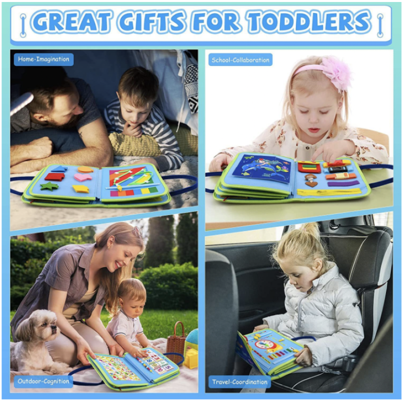 Busy Board Factory - Rainbow Ocean Theme