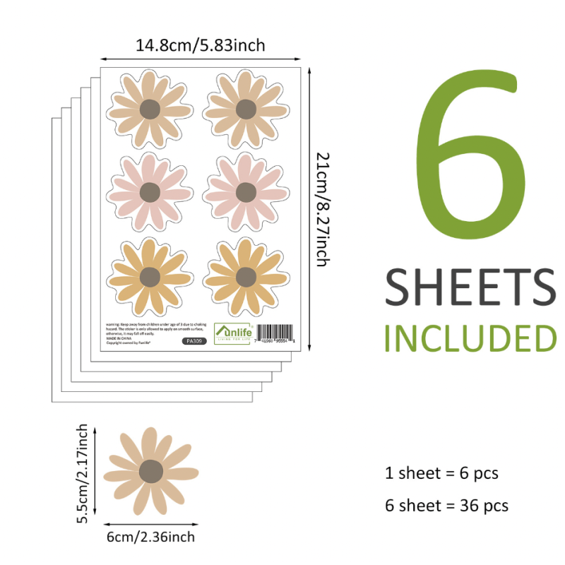 Children Sticker Supplier - Flower Daisy