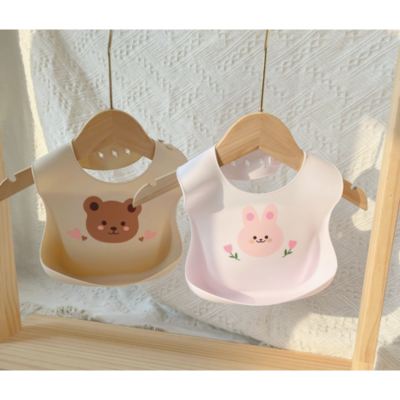 Silicone Bib Factory - Bear Pattern Waterproof