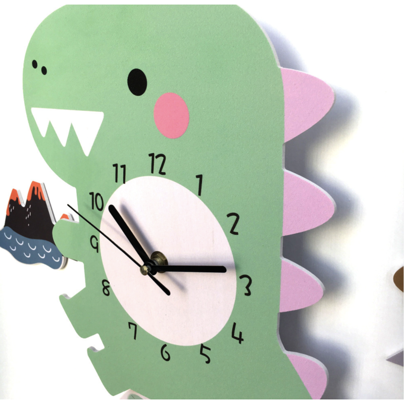 DIY Wall Clock Factory - Dinosaur Pendulum