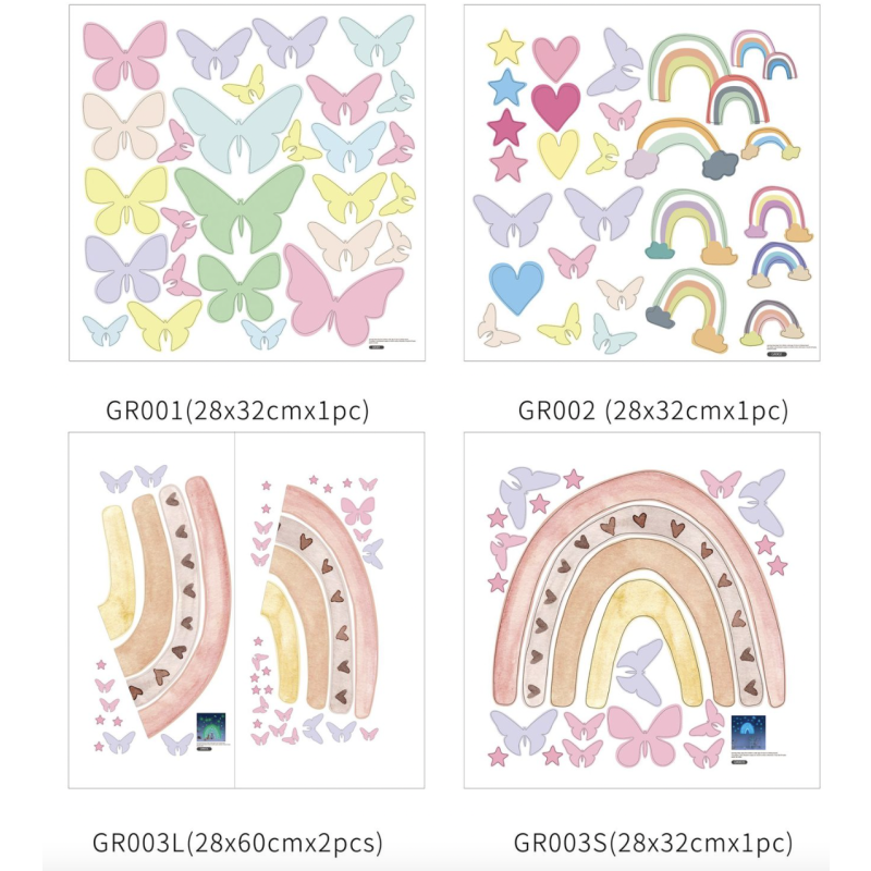 Wall Decals Supplier - Teddy Butterfly Unicorn