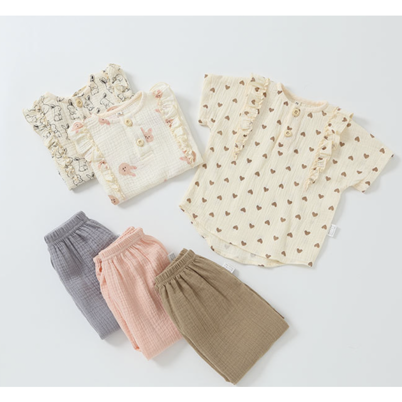 Summer Set Factory - 2pcs Ruffle Shirt