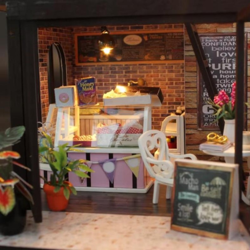 Pink Dollhouse Factory - Wooden Kit