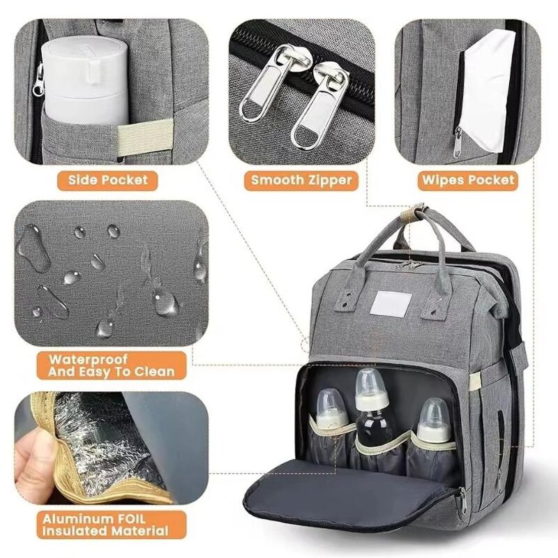 Diaper Bag Supplier - Foldable Travel Backpack