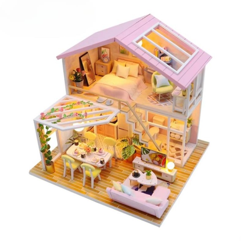 Wooden Dollhouse Factory - Coffee Time