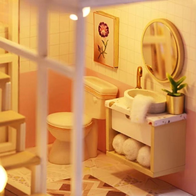 Wooden Dollhouse Factory - Coffee Time