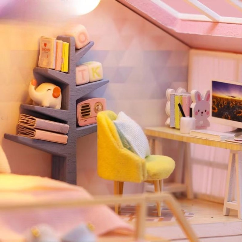 Wooden Dollhouse Factory - Coffee Time