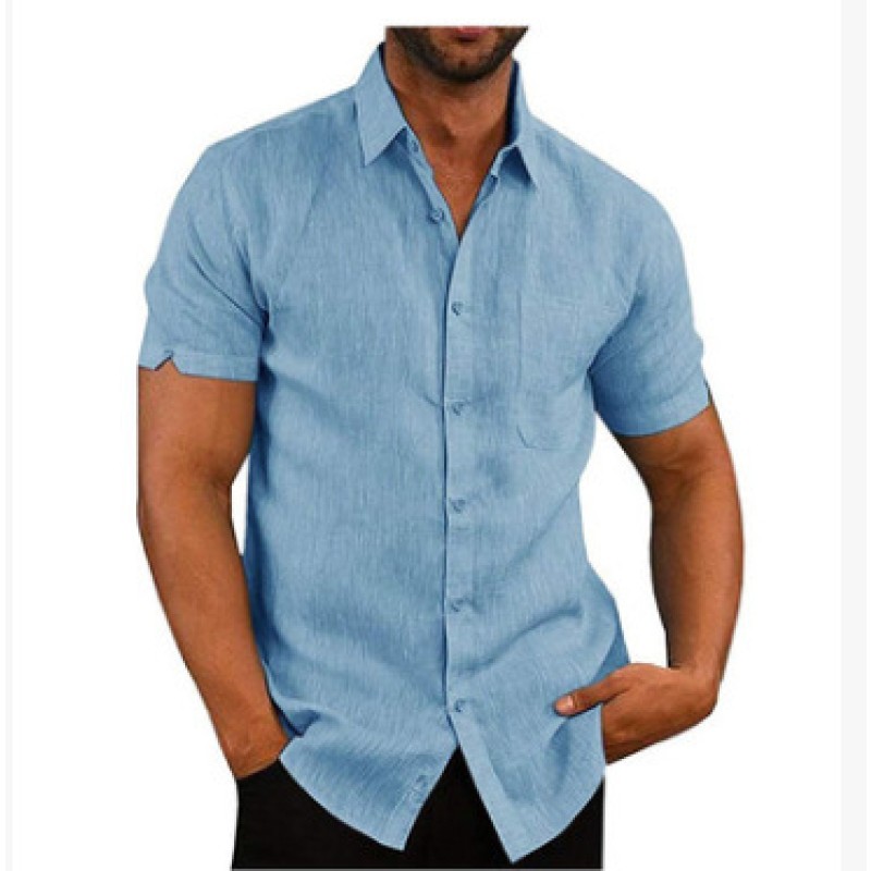 Linen Shirt Supplier - Summer Short Sleeve