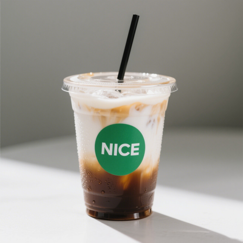 Plastic Cup Manufacturer - U Shape with Straw