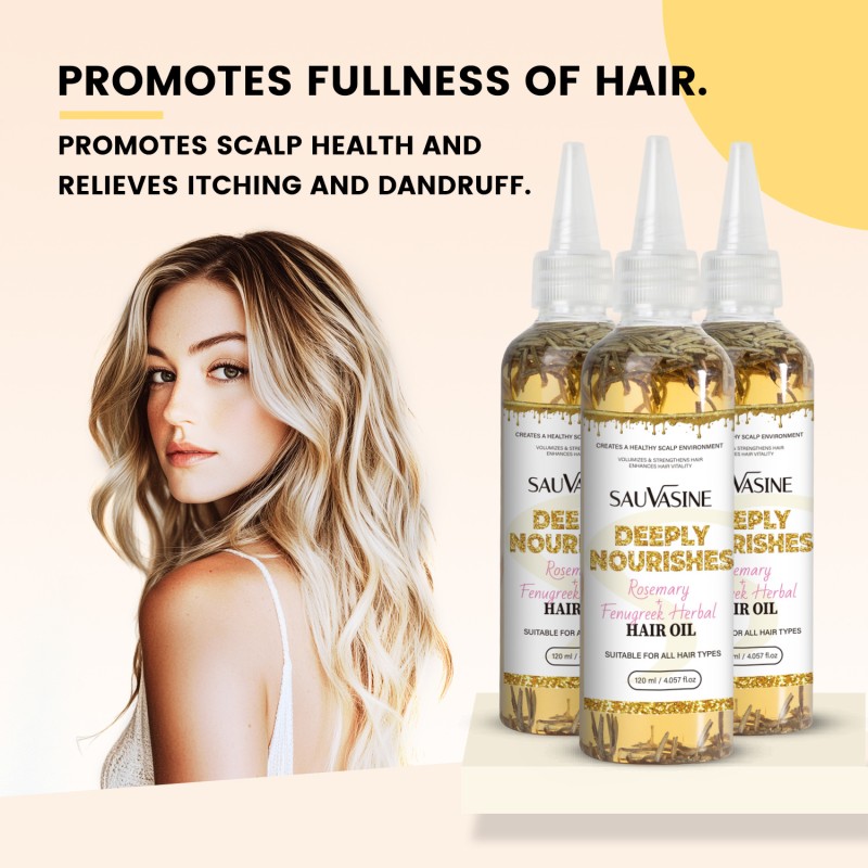 Hair Care Oil Factory - OEM ODM Herbal Rosemary Nourishing