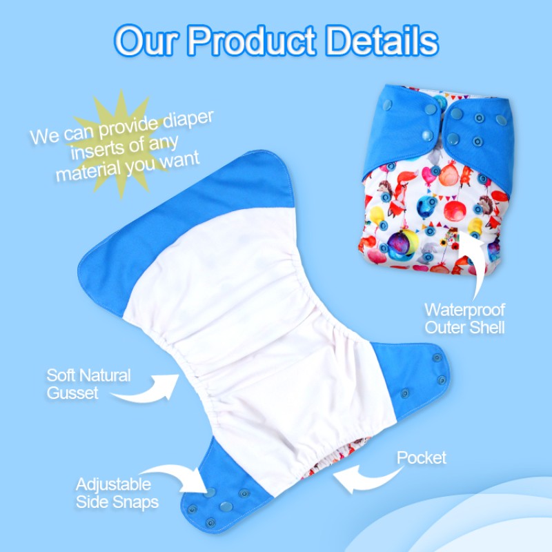 Cloth Diaper Manufacturer - AIO Printed PUL Waterproof Fabric