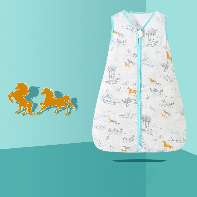 Sleeping Bag Supplier - Fashion Print Sleeveless Solid Color