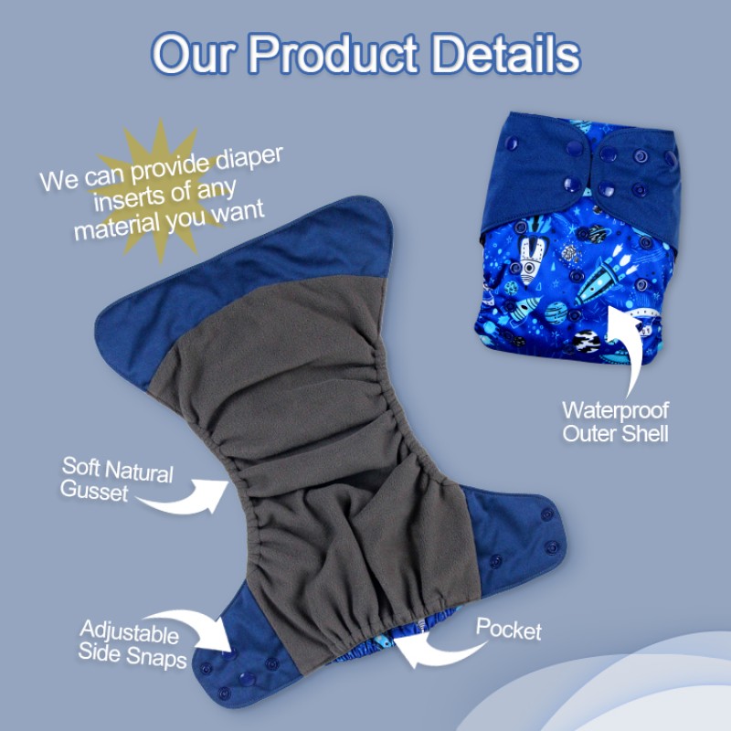 Baby Cloth Diapers Factory - Customized Print Reusable Nappy