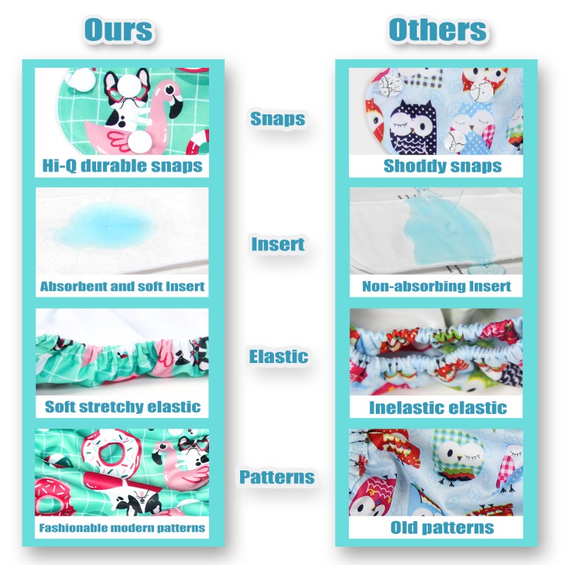 Cloth Diaper Factory - Plain Color Organic Cotton Eco Friendly