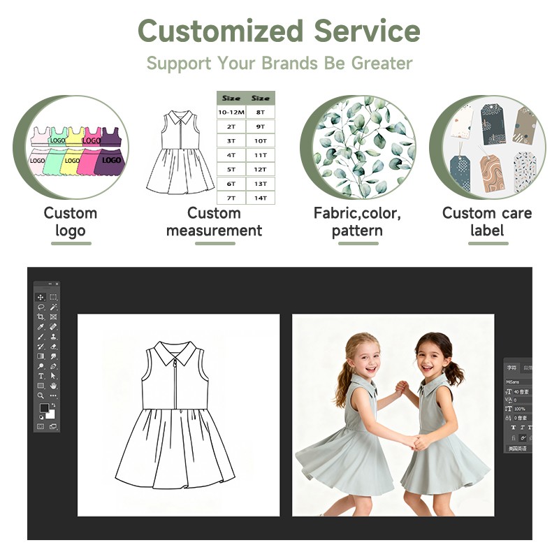 Baby Girls Sets Factory - High Quality Summer Two Piece Soft