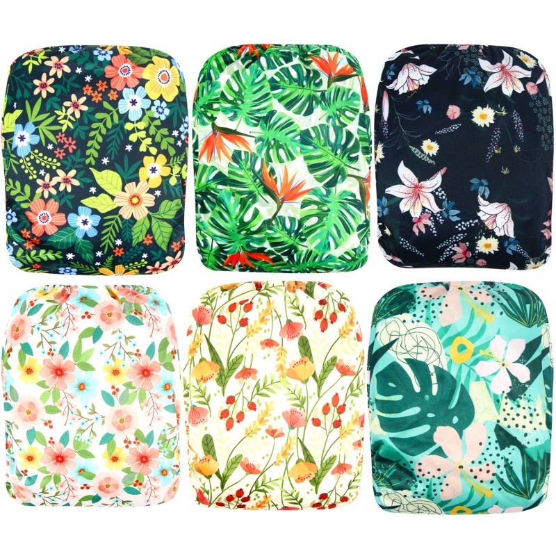 Cloth Diapers Manufacturer - 6Pack With Inserts Wet Bag