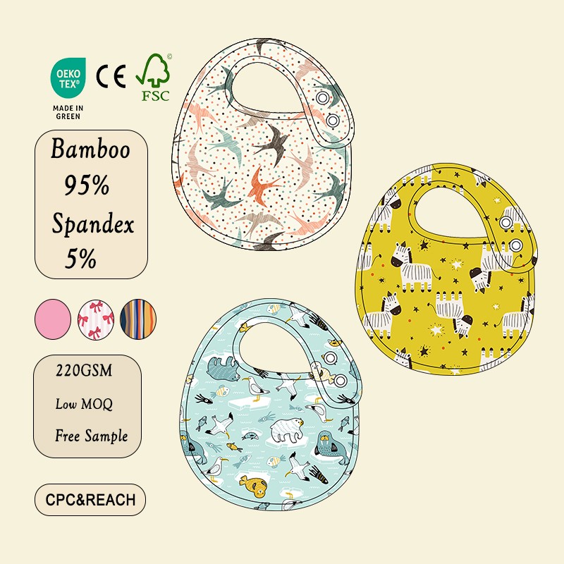 Baby Bibs Supplier - OEM Service Printed Bandana Adjustable