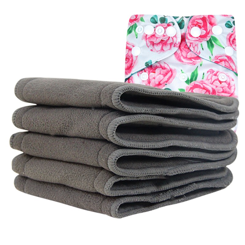 Diaper Liner Supplier - Bamboo Charcoal Pocket Recycle Insert