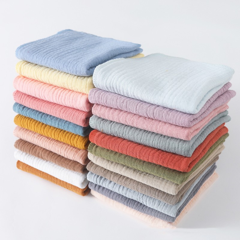 Baby Towel Manufacturer - Cotton Gauze Small Square Burp