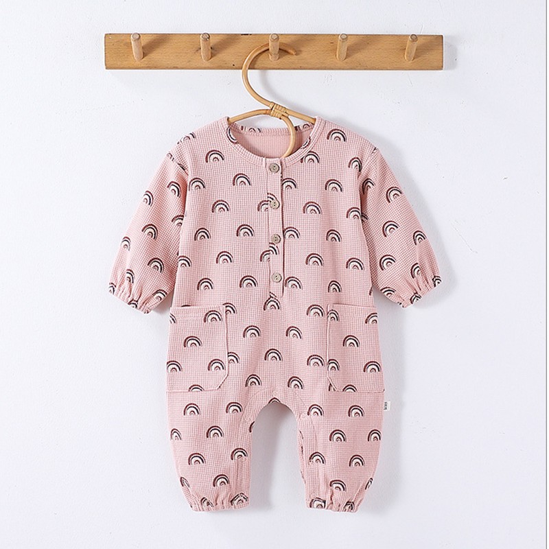 Baby Clothes Factory - Winter Bodysuit Rompers Waffle Jumper