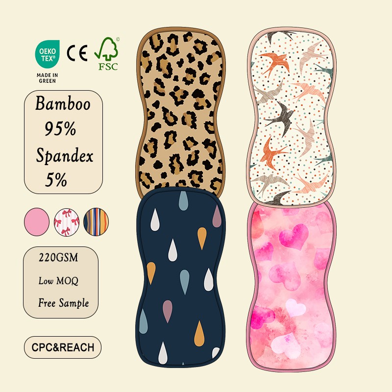 Bamboo Bib Manufacturer - Children's Waterproof Organic Printed