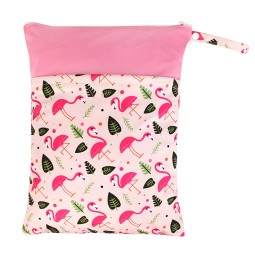 Nappy Bag Supplier - Flamingo With Handle Washable Cloth