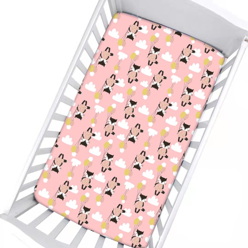 Crib Sheets Factory - Fitted Waterproof Organic Western Woven