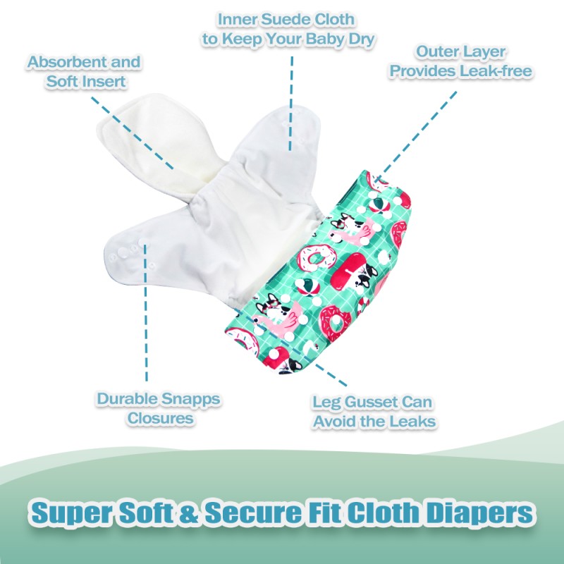 Cloth Diaper Factory - Plain Color Organic Cotton Eco Friendly