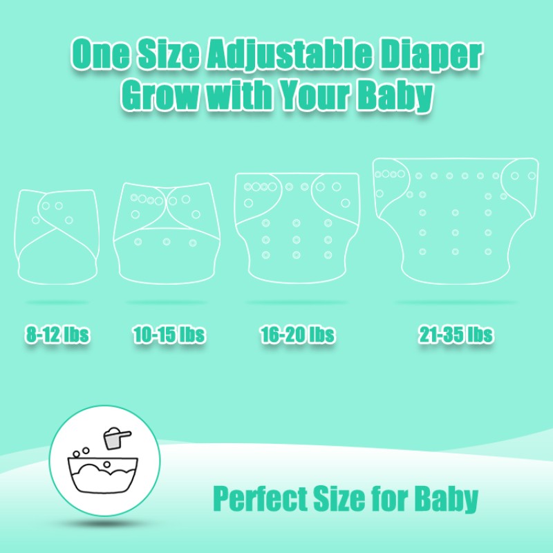 Cloth Diaper Manufacturer - Fitted Pull up Bamboo Washable
