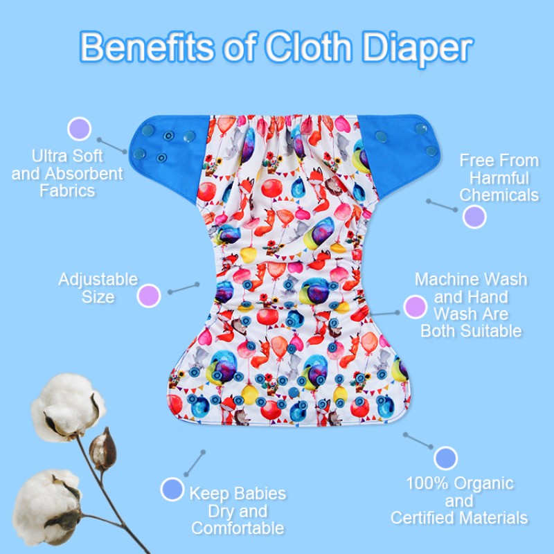 Cloth Diaper Manufacturer - AIO Printed PUL Waterproof Fabric