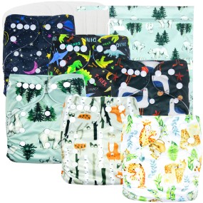 Cloth Diaper Set Factory - Economical 6 Pack Microfiber Inserts
