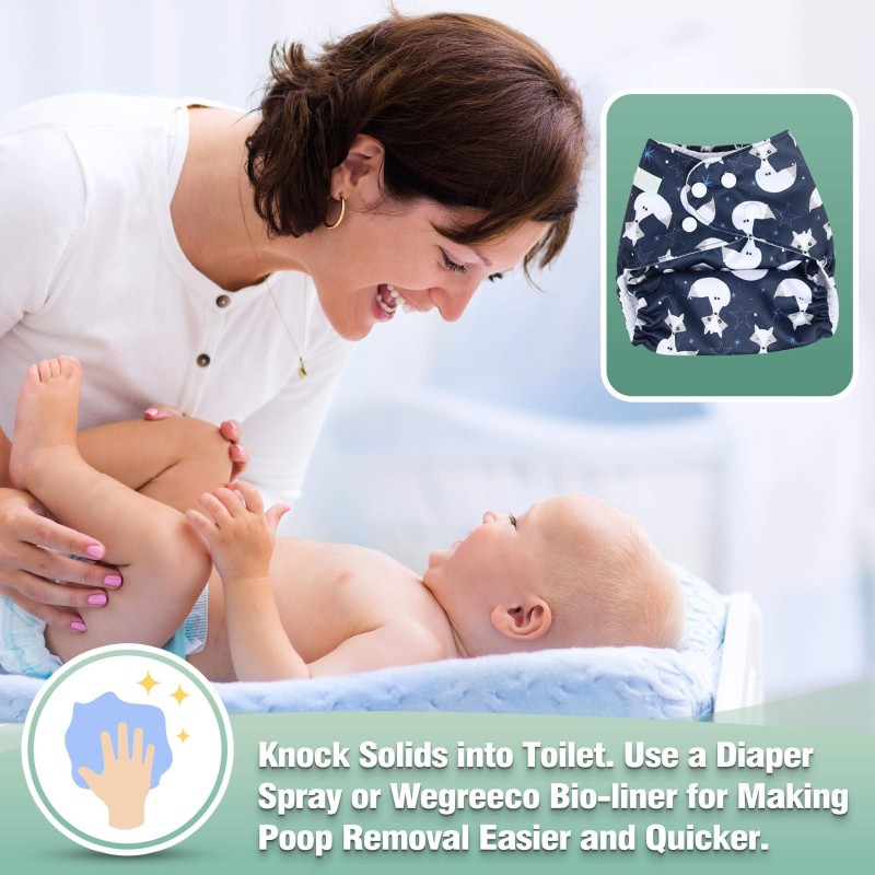 Cloth Diapers Supplier - Popular Customizable Washable 6Pack
