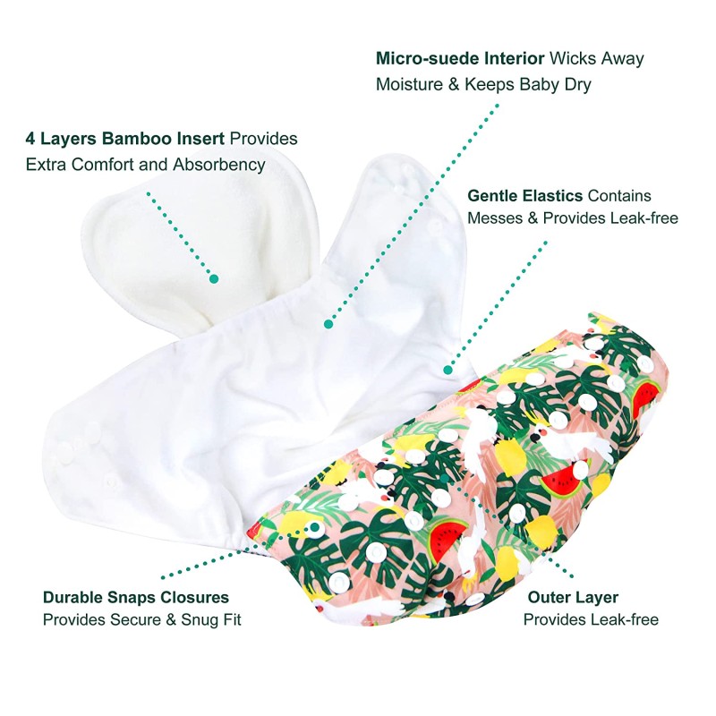 Baby Cloth Diapers Manufacturer - Washable Reusable Pocket Rayon