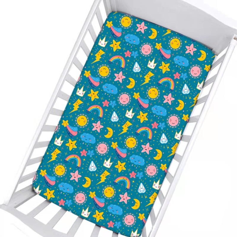 Crib Sheets Factory - Fitted Waterproof Organic Western Woven