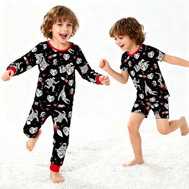 Bamboo Pajamas Manufacturer - Custom Cartoon Print Unisex