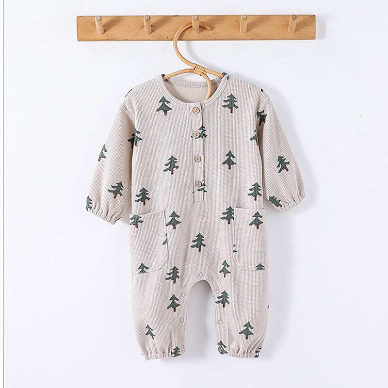 Baby Clothes Factory - Winter Bodysuit Rompers Waffle Jumper