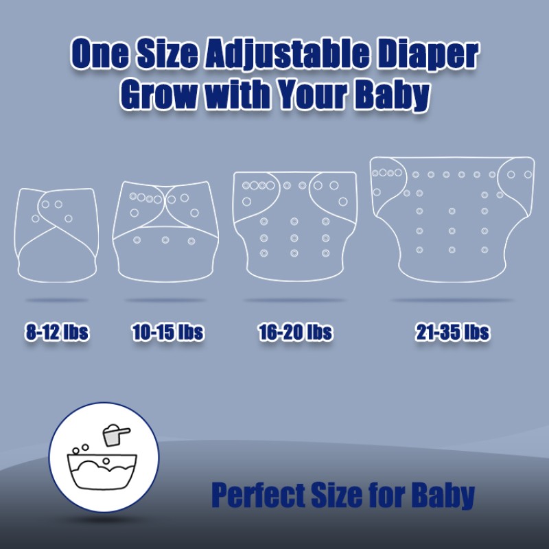 Baby Cloth Diapers Factory - Customized Print Reusable Nappy