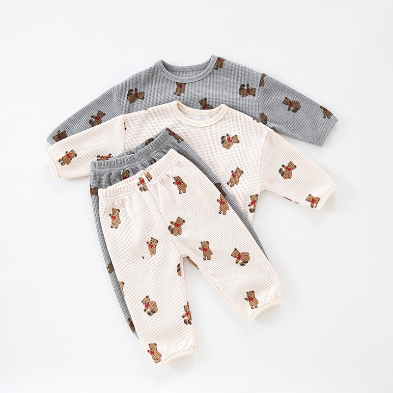 Baby Romper Supplier - Waffle Printed Newborn Sleepsuit