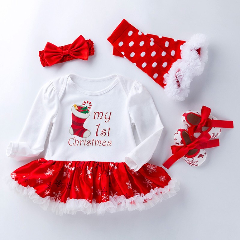 Kids Clothes Supplier - 4pcs Snowflake Set