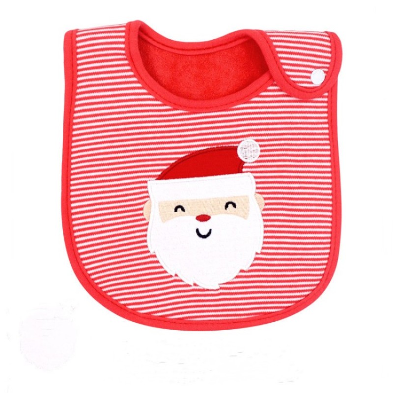 Saliva Towel Supplier - Christmas Cotton Red