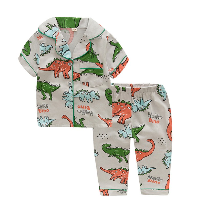 Boys Pajamas Supplier - Dinosaur Short Set