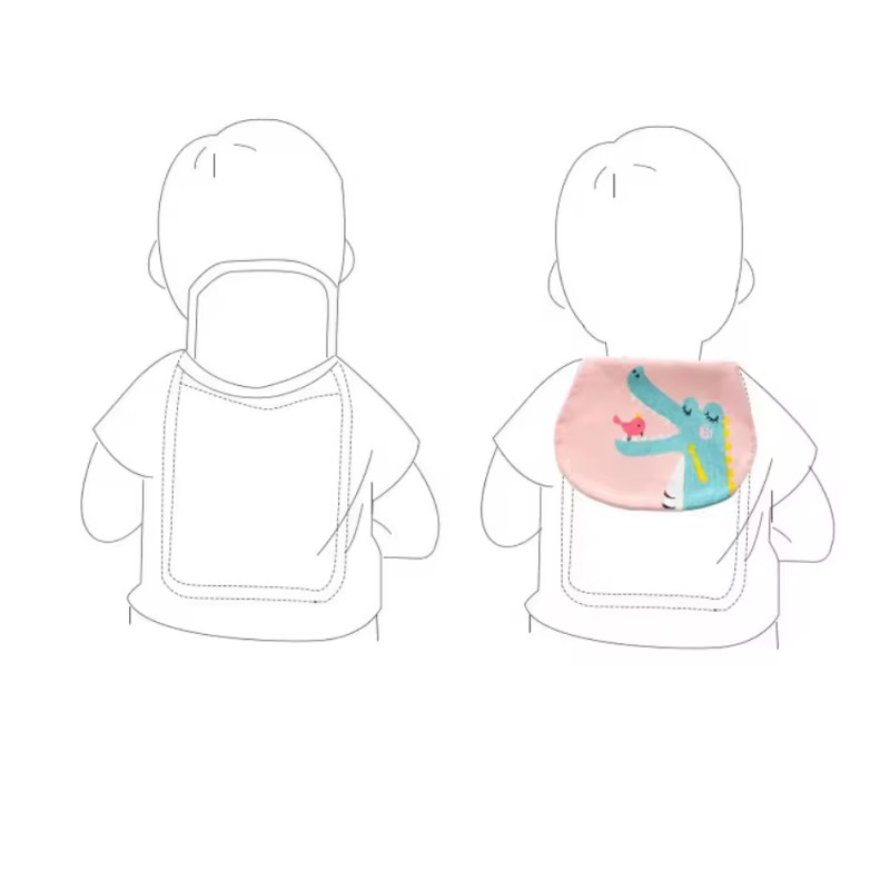 Feeding Bib Supplier - Removable Pocket