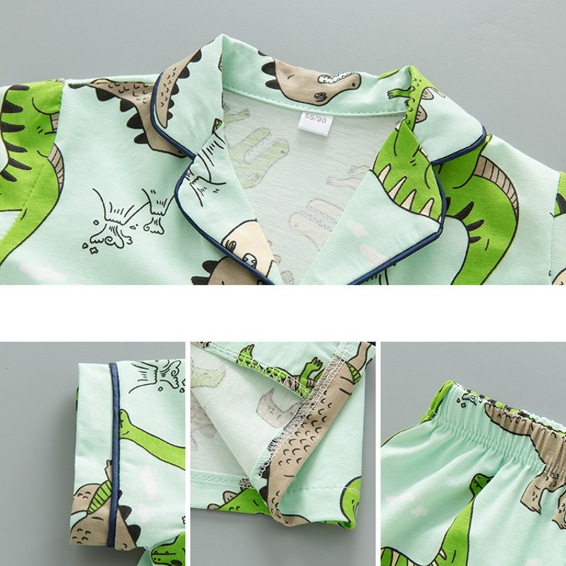 Boys Pajamas Supplier - Dinosaur Short Set