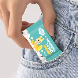 Compressed Towels Factory - China Factory Magic Coin Cotton