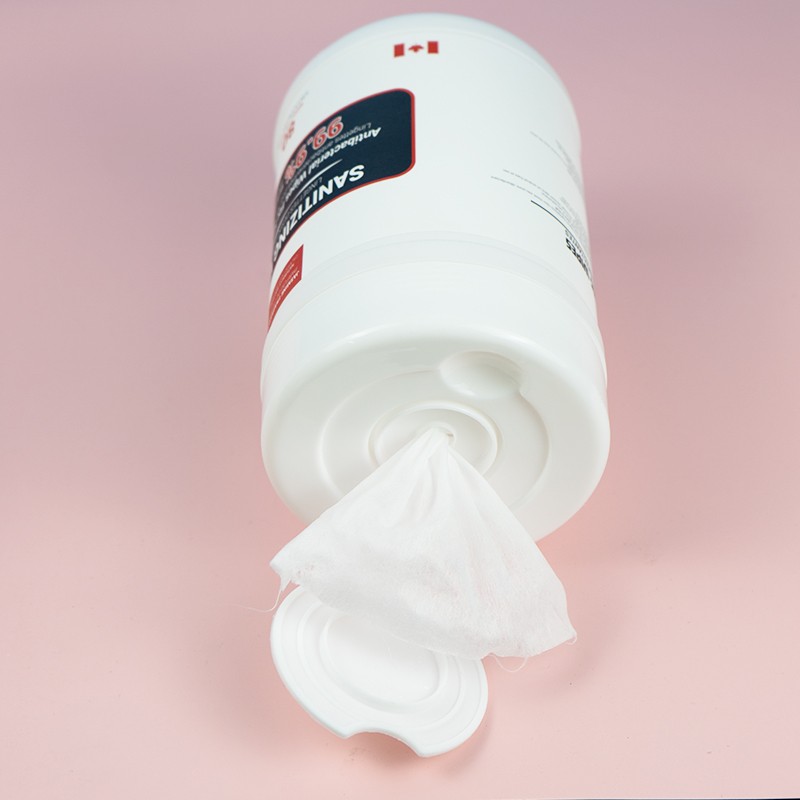 Wet Wipes Supplier - Custom Canister Lid Gym Hand Clean