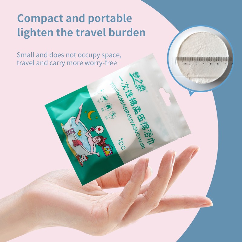 Compressed Towel Supplier - Big Size Bath Use Tennis Ball Cotton