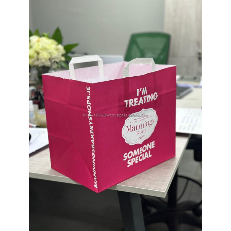 Kraft Paper Bags Manufacturer - Custom Fast Food Takeaway Bags